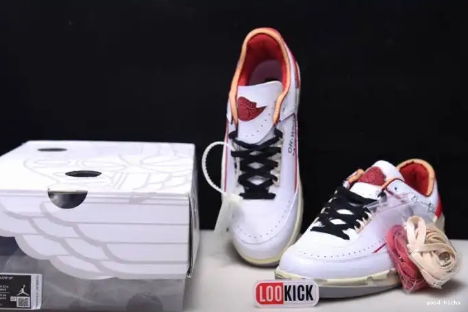 Cheap Low SP Red DJ4375-106 Jordan 2 White Retro Off-White 0408